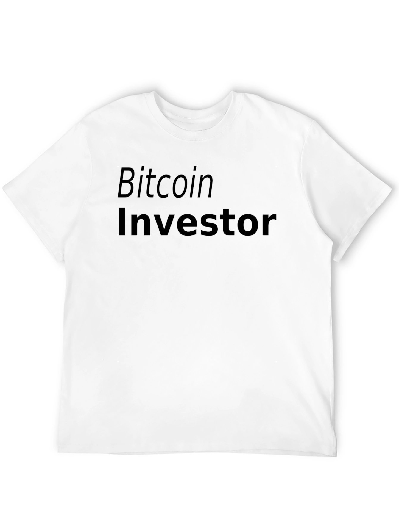 Bitcoin Investor Black T-Shirt