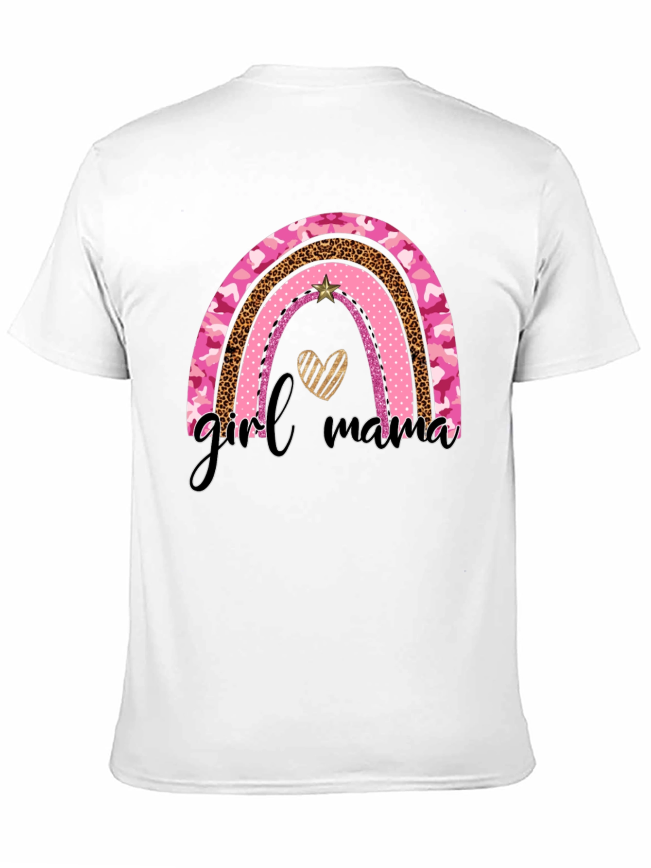 Girl Mama Rainbow Graphic Tee
