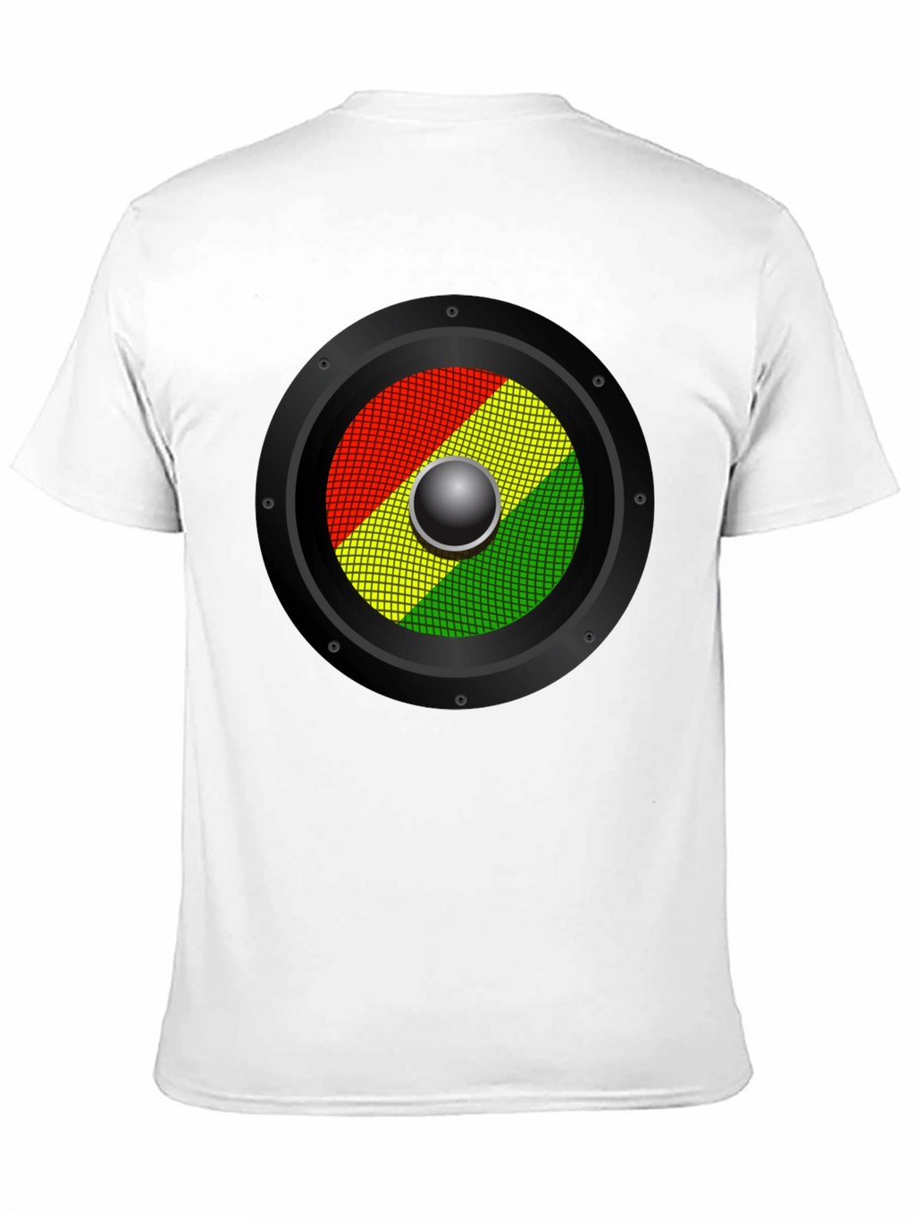 Rasta Speaker Graphic T-Shirt - Reggae Music Style