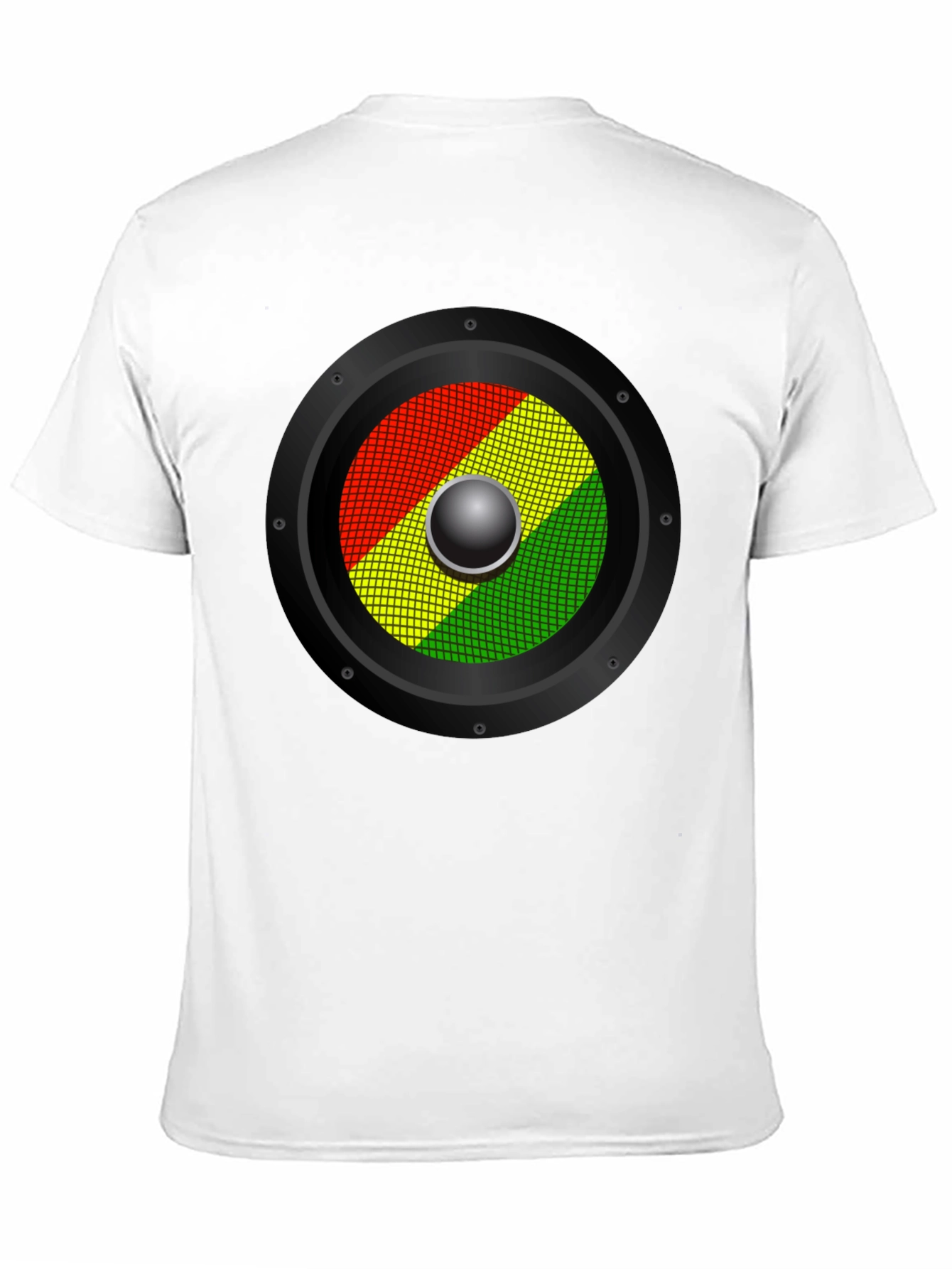 Rasta Speaker Graphic T-Shirt - Reggae Music Style