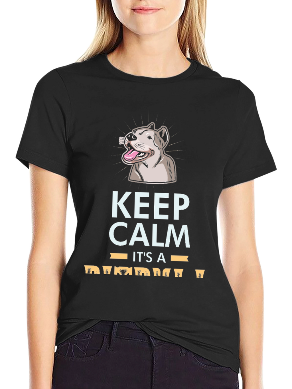 Keep Calm Pitbull T-Shirt