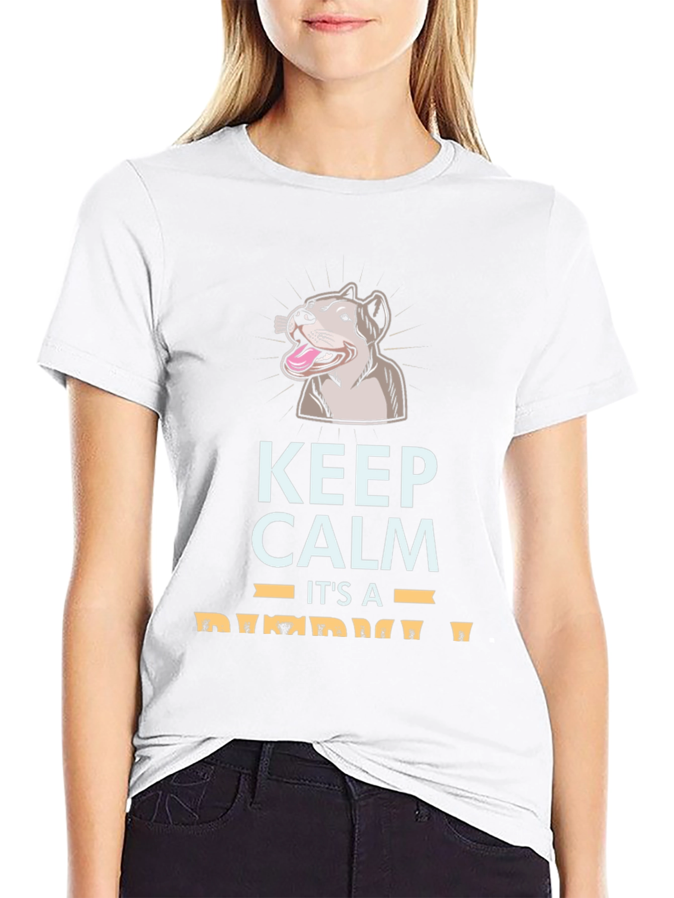 Keep Calm Pitbull T-Shirt