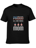 Proud U.S. Air Force Mom Graphic T-Shirt