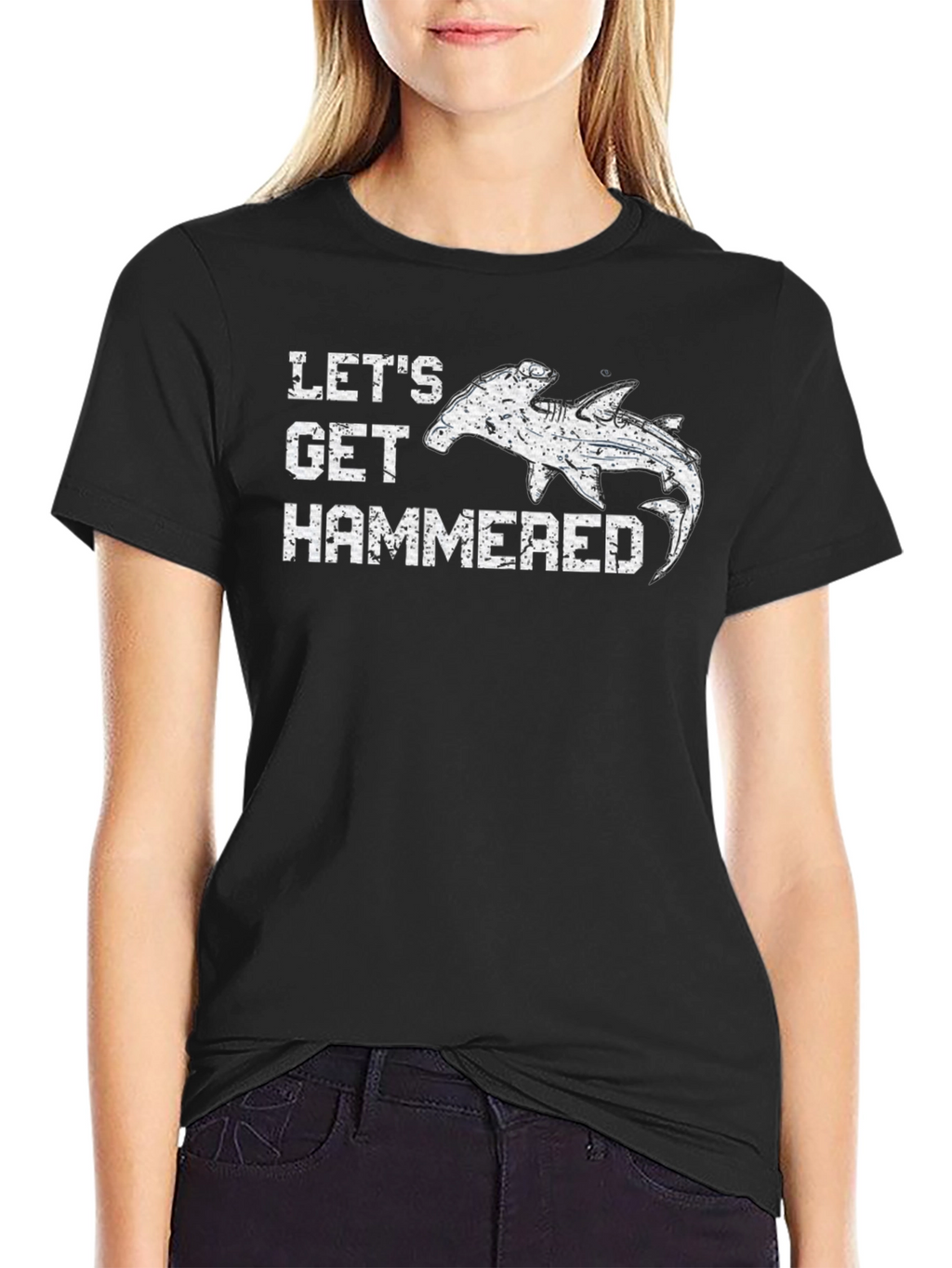 Lets Get Hammered Shark T-Shirt