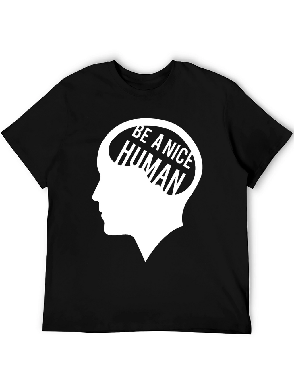 Be A Nice Human Black T-Shirt
