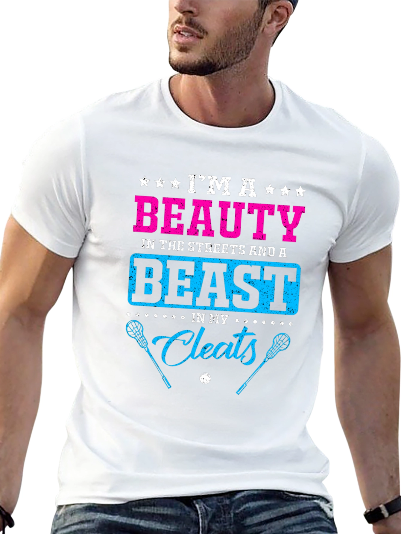 Beauty and Beast Lacrosse T-Shirt