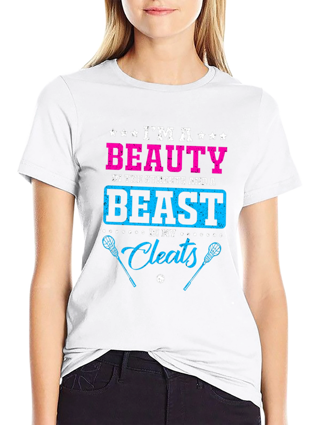 Beauty and Beast Lacrosse T-Shirt
