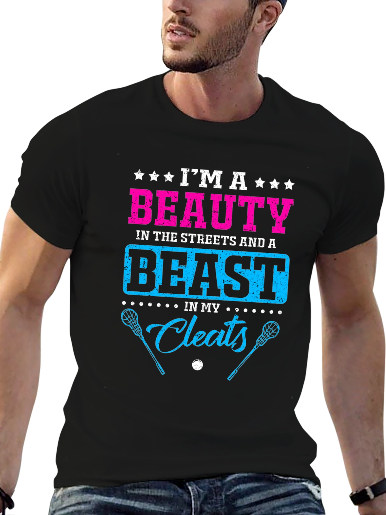 Beauty and Beast Lacrosse T-Shirt