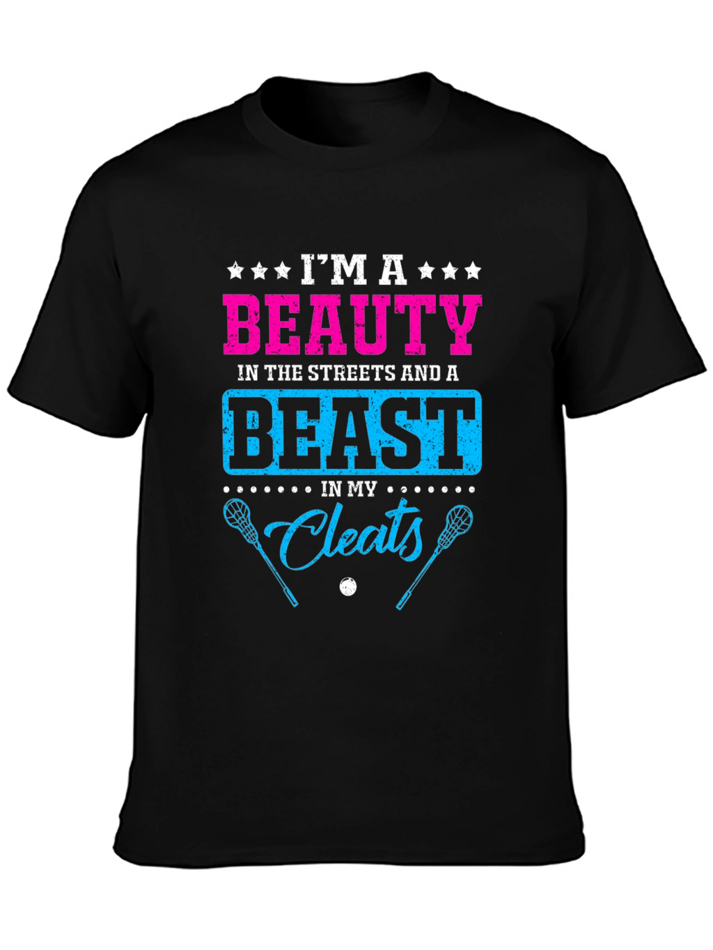 Beauty and Beast Lacrosse T-Shirt