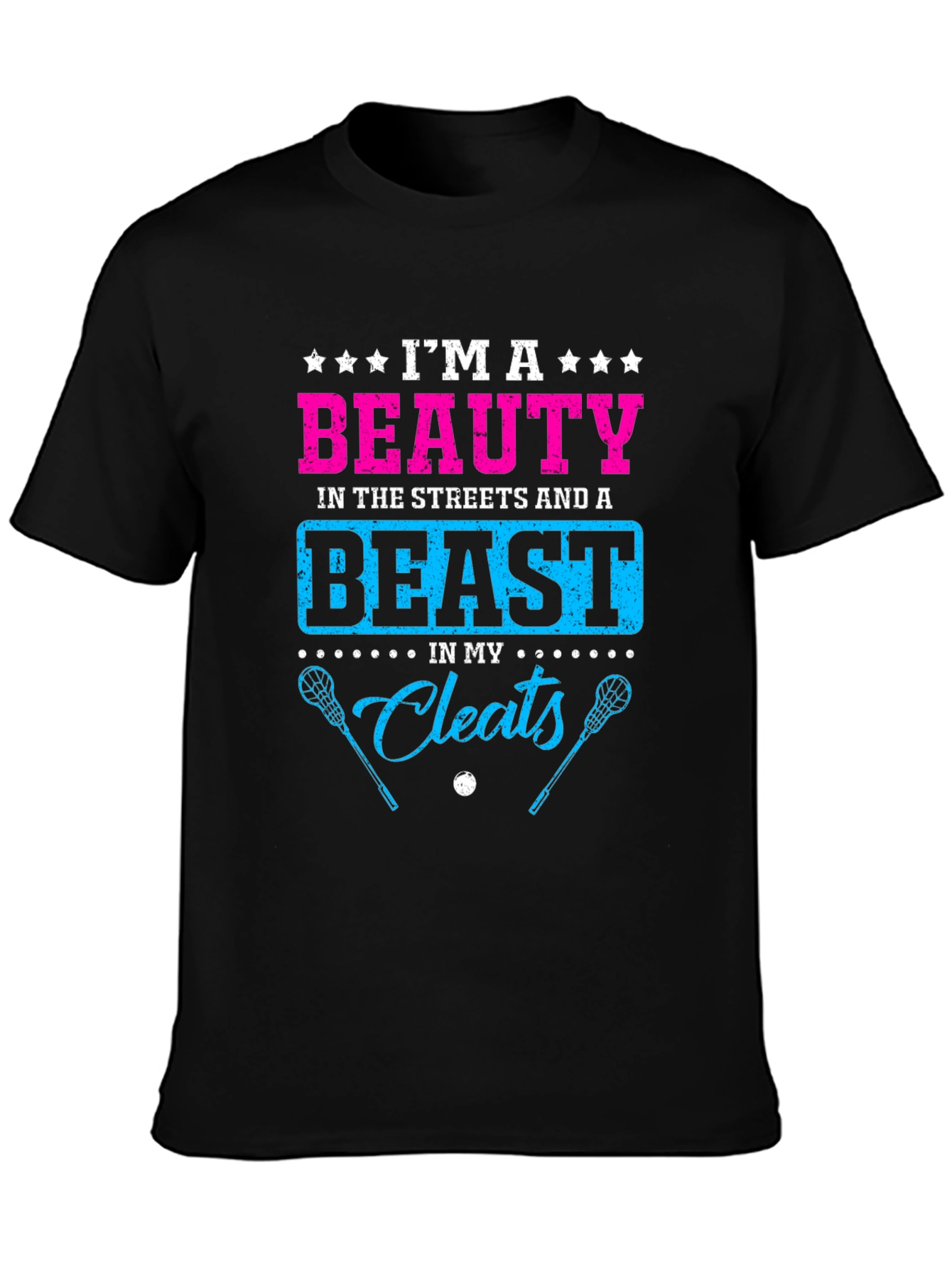 Beauty and Beast Lacrosse T-Shirt