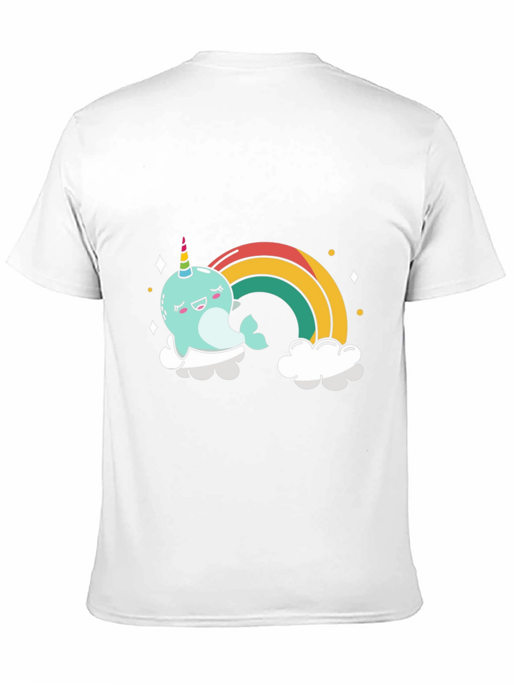 Kawaii Narwhal Rainbow T-Shirt