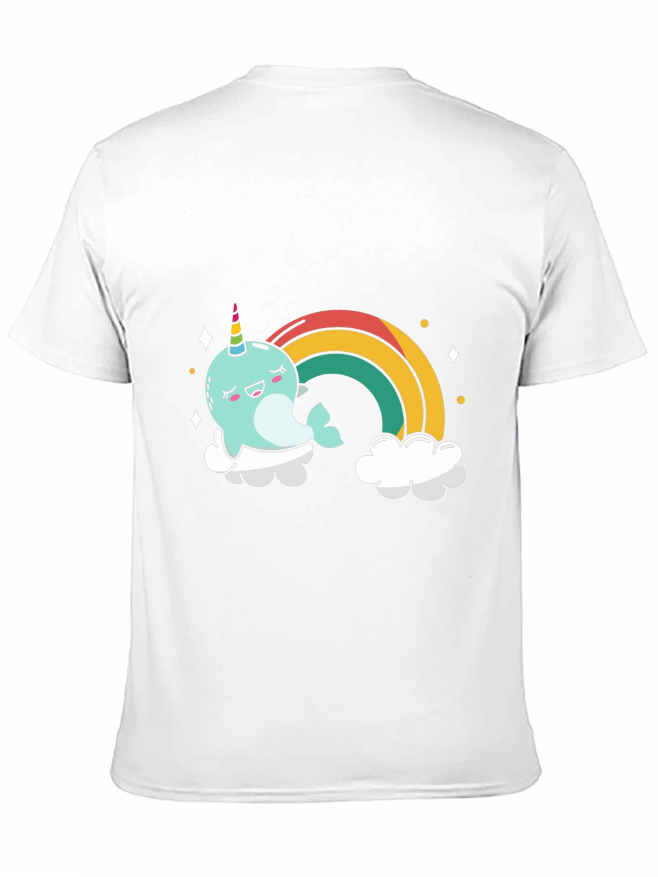 Kawaii Narwhal Rainbow T-Shirt
