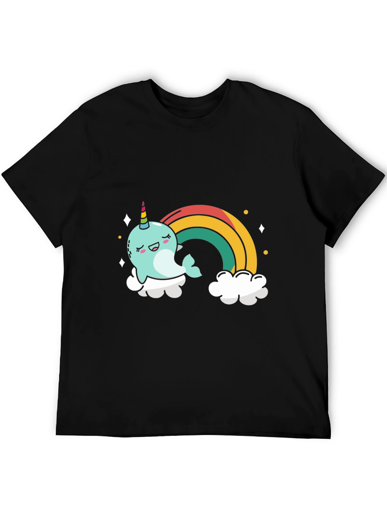 Kawaii Narwhal Rainbow T-Shirt