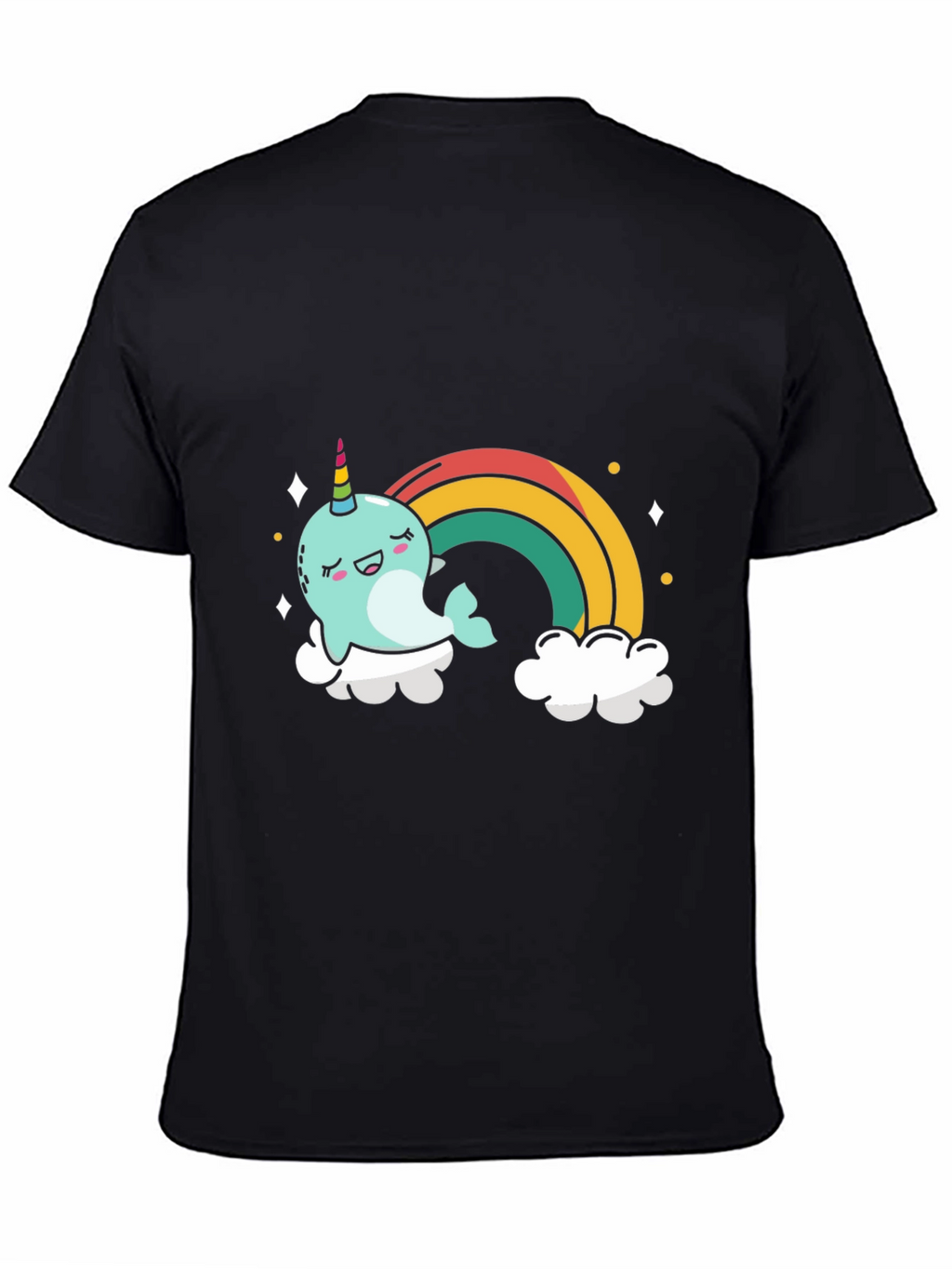 Kawaii Narwhal Rainbow T-Shirt