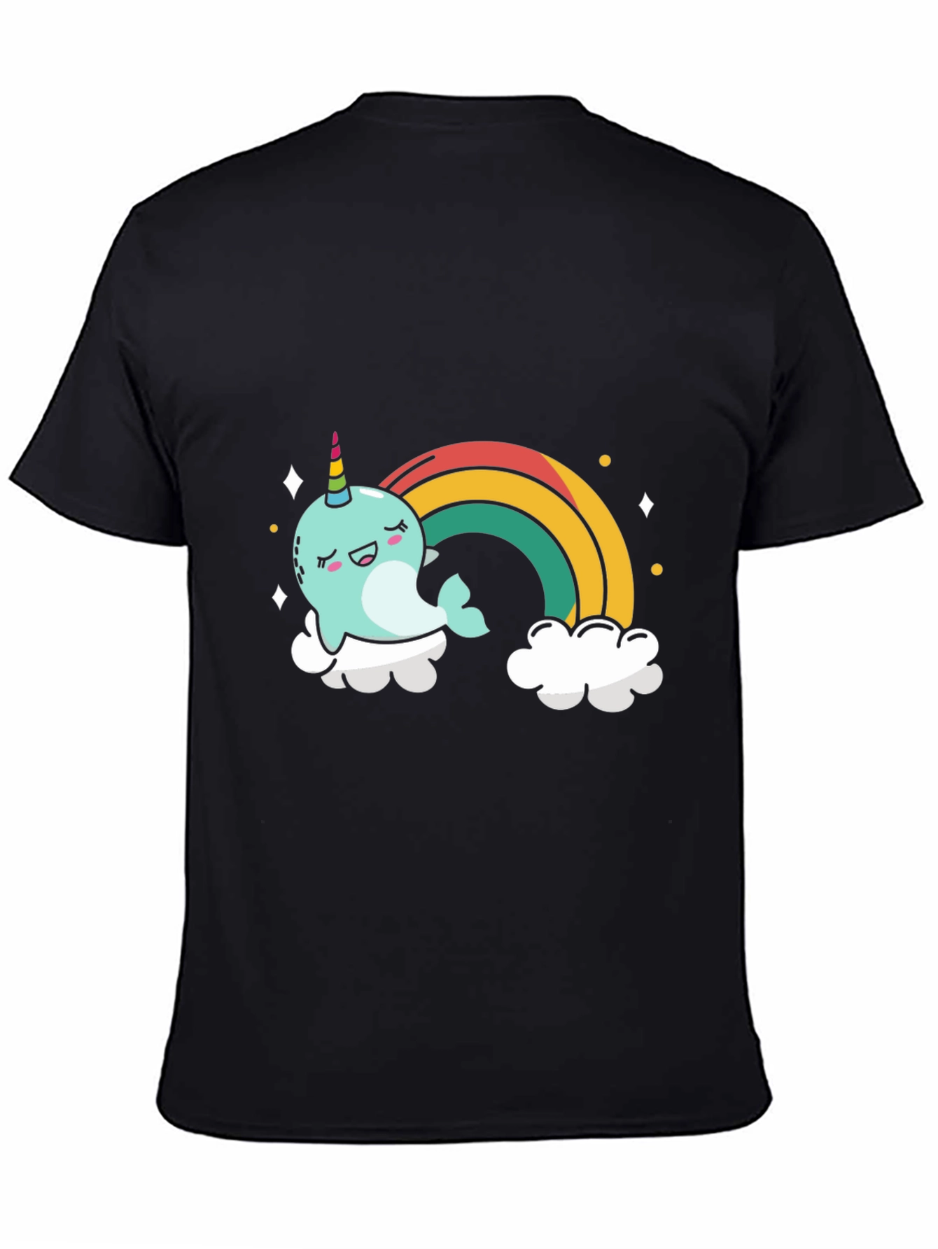 Kawaii Narwhal Rainbow T-Shirt