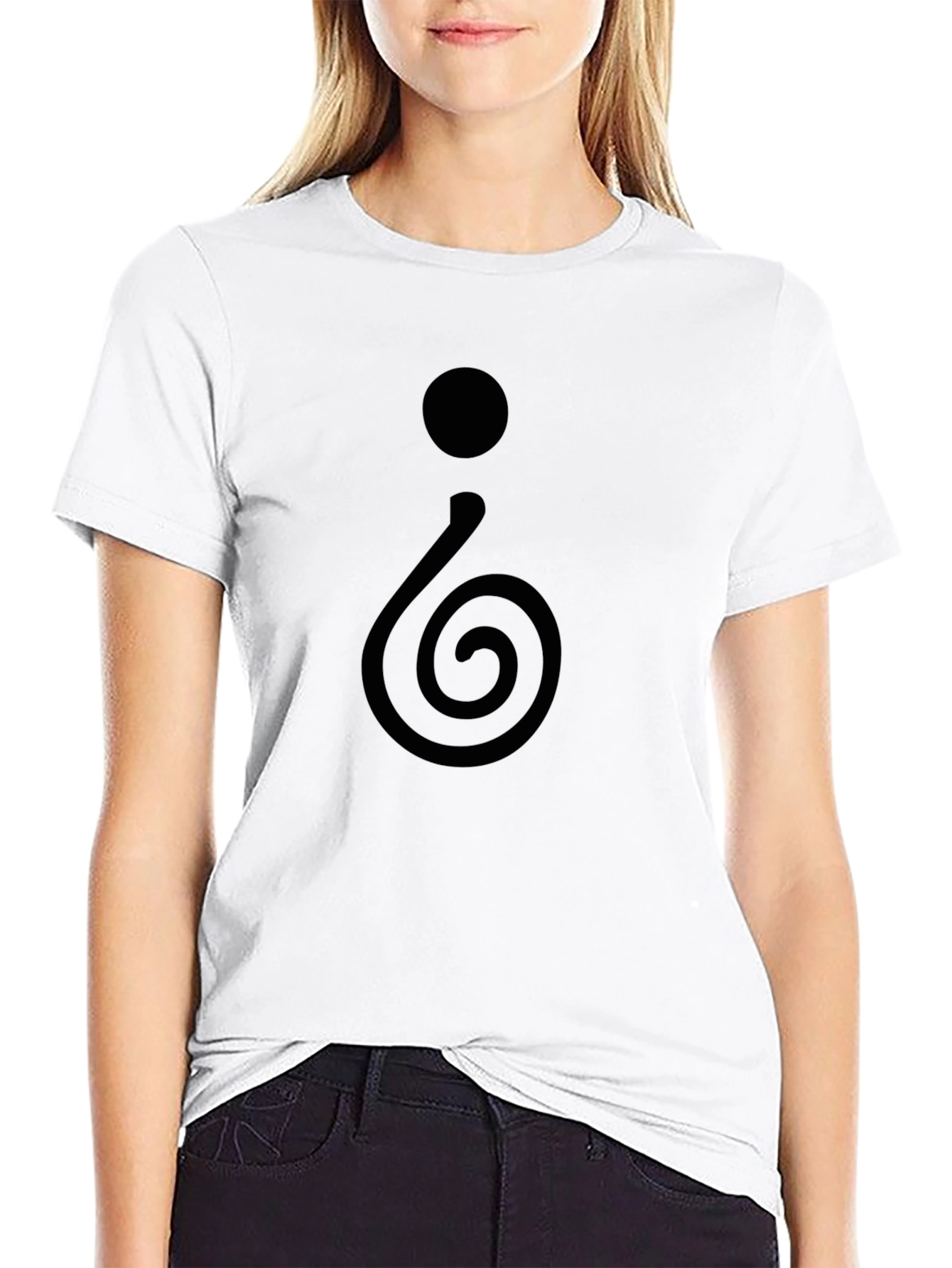 Spiral Symbol Black T-Shirt