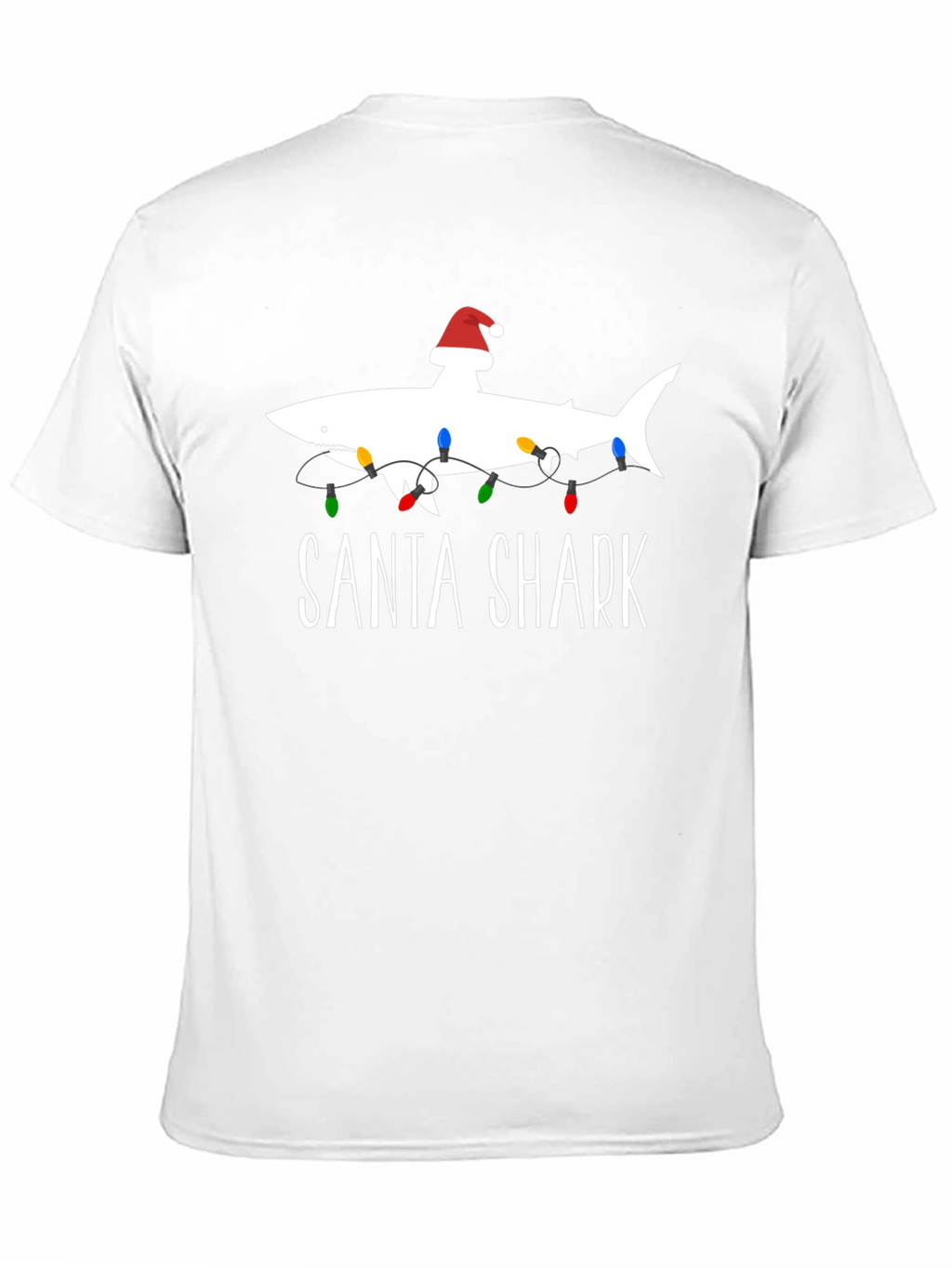 Santa Shark Graphic T-Shirt - Holiday Fun!