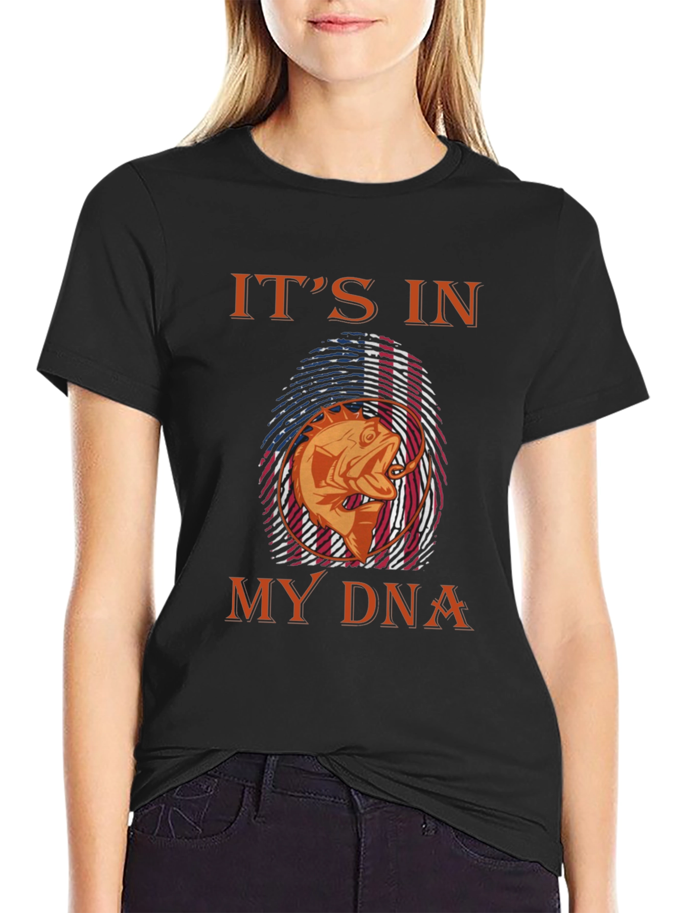 Its In My DNA Fishing T-Shirt - Angler Gift