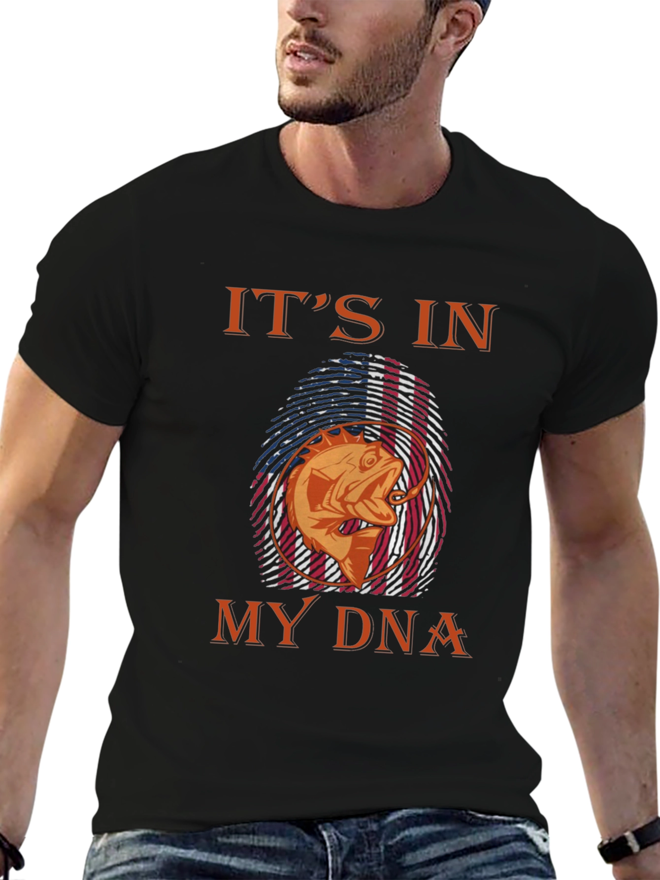 Its In My DNA Fishing T-Shirt - Angler Gift