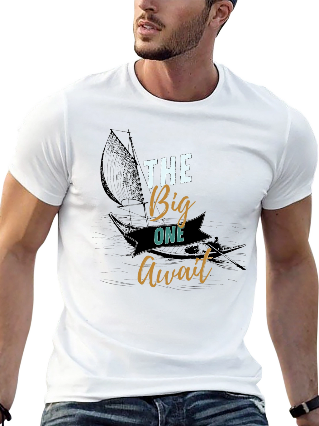 The Big One Await Graphic T-Shirt
