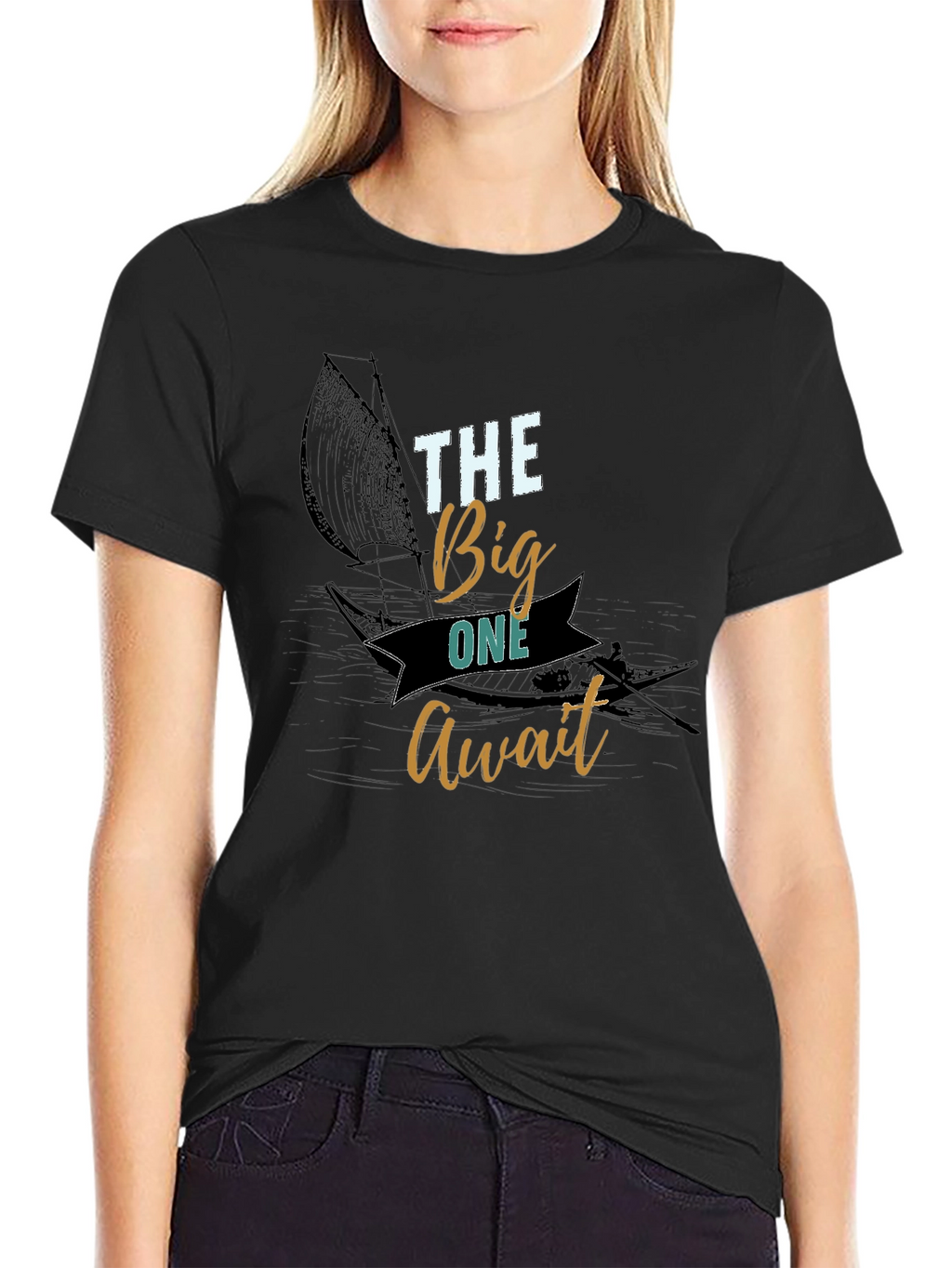 The Big One Await Graphic T-Shirt