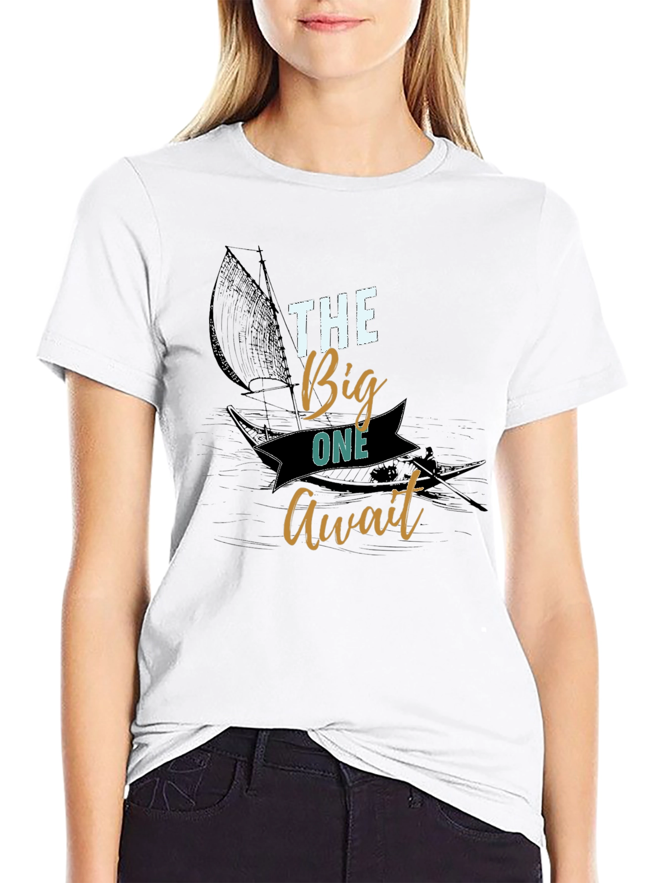 The Big One Await Graphic T-Shirt