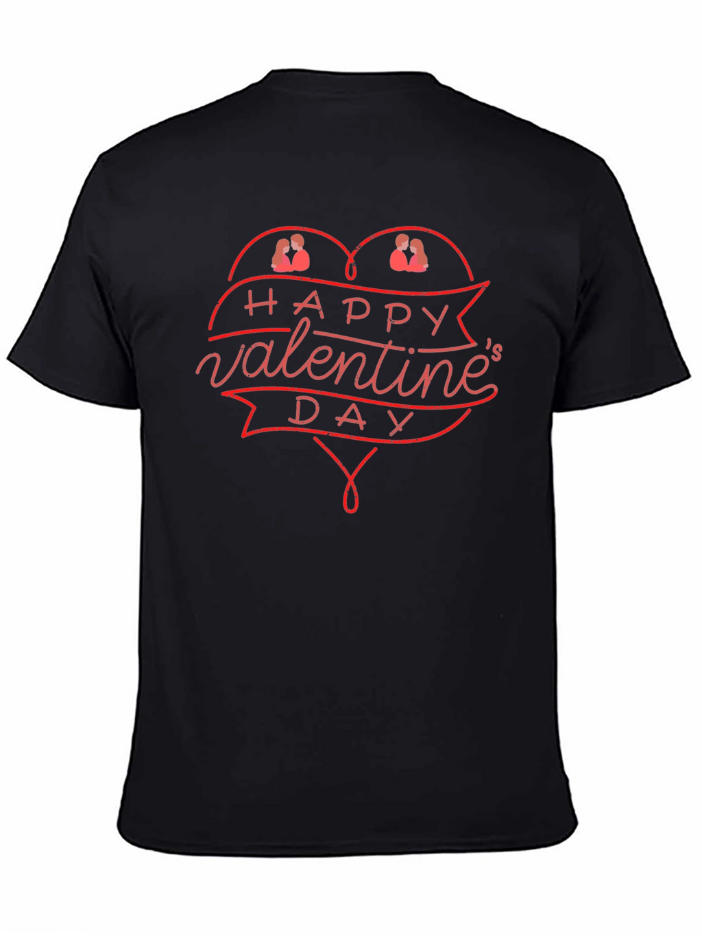 Valentines Day Graphic Tee - Heart Design