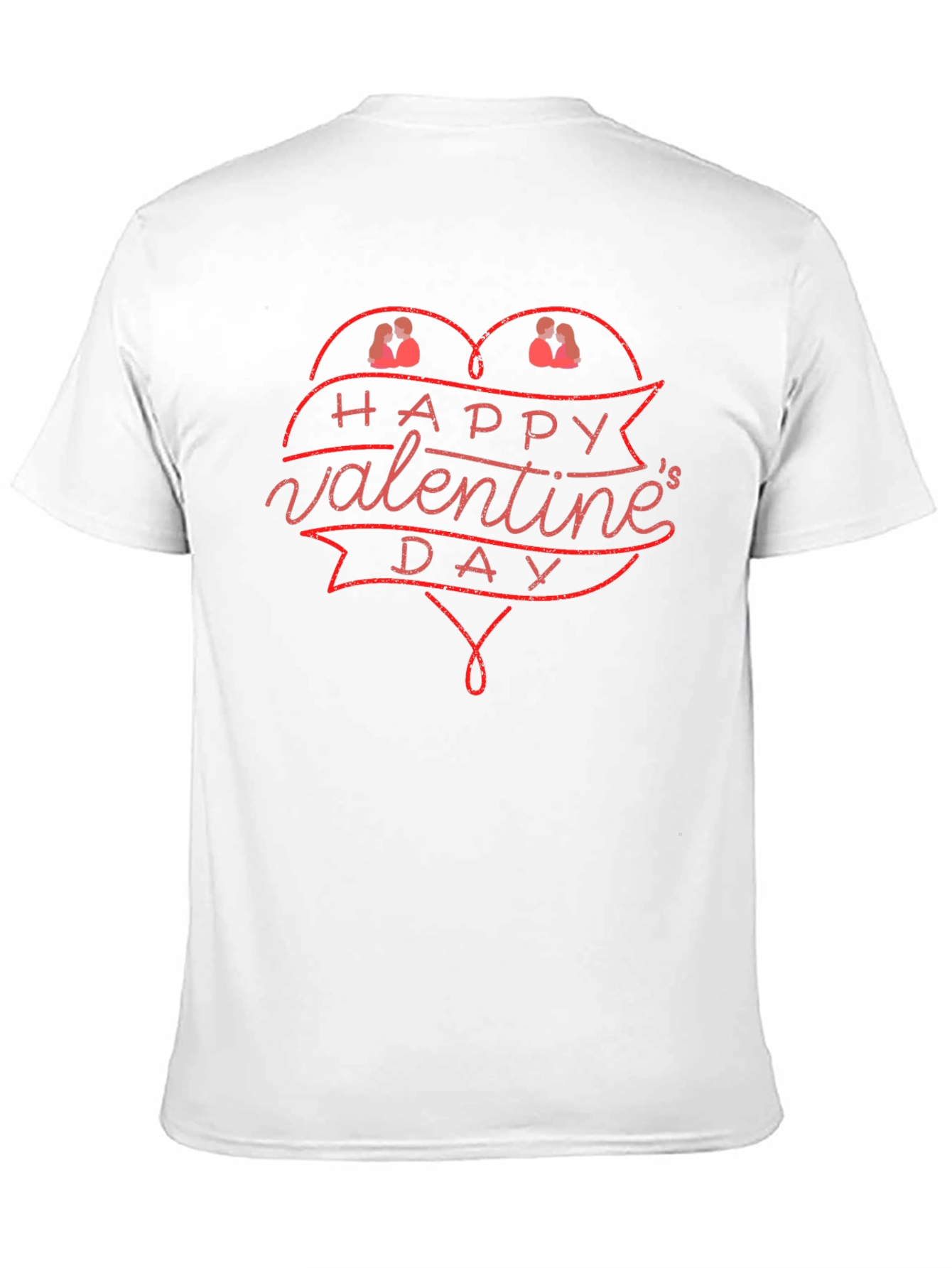 Valentines Day Graphic Tee - Heart Design