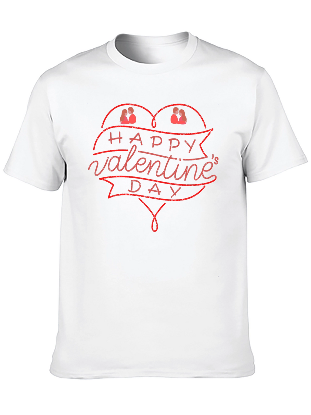 Valentines Day Graphic Tee - Heart Design