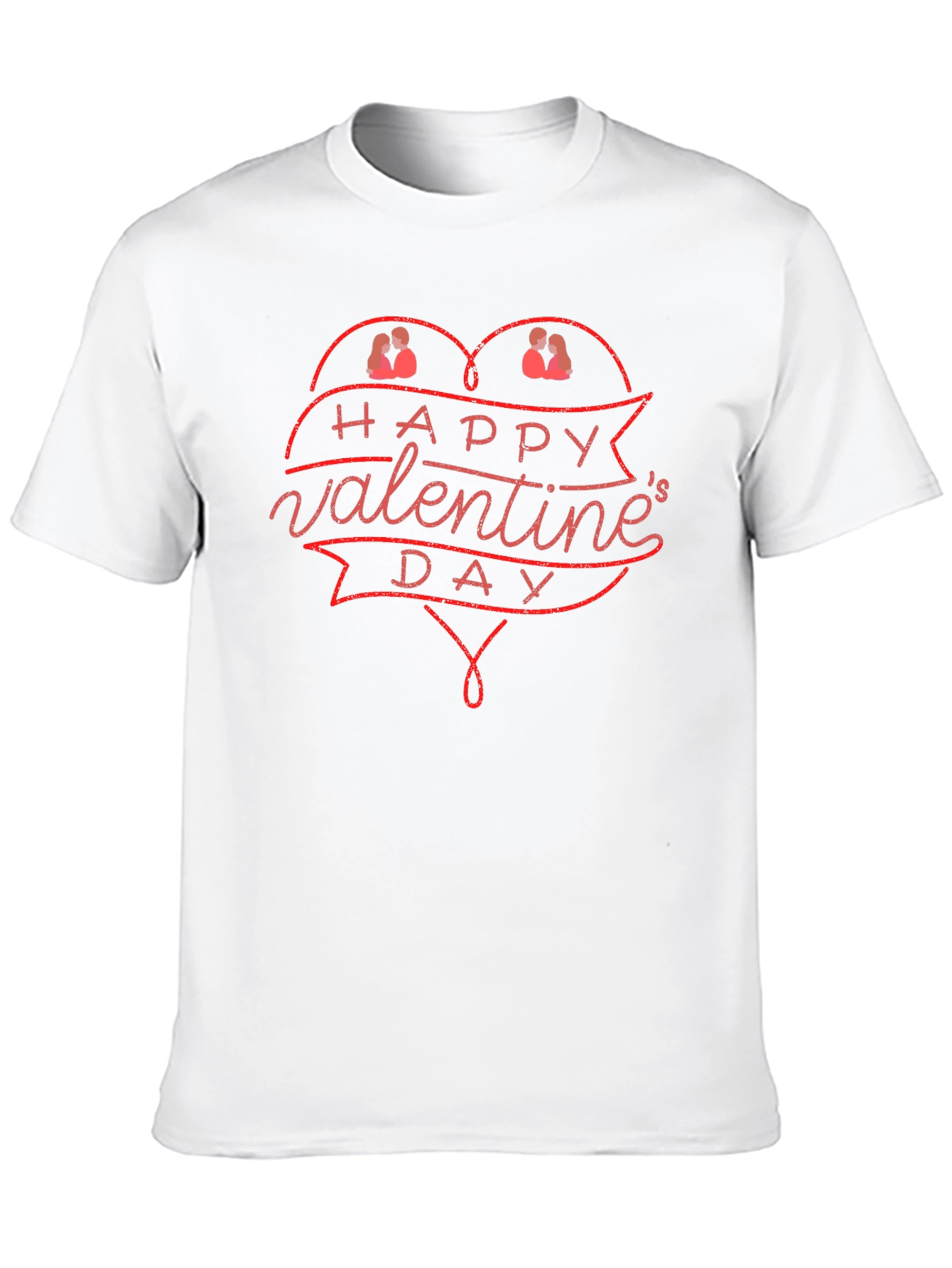 Valentines Day Graphic Tee - Heart Design