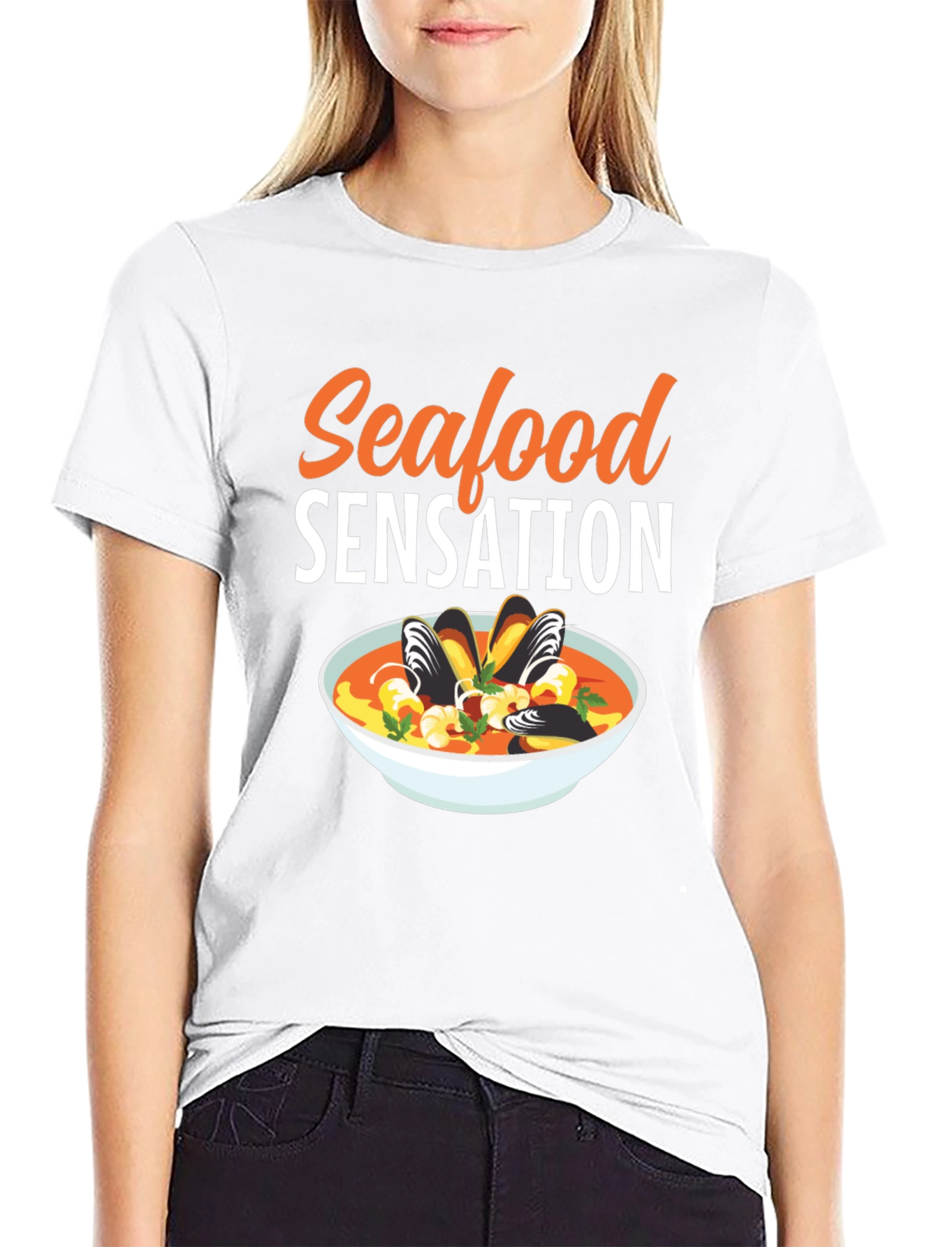 Seafood Sensation Graphic T-Shirt