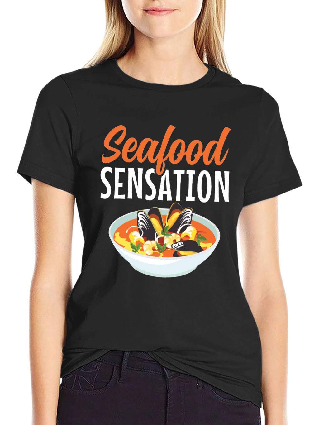 Seafood Sensation Graphic T-Shirt