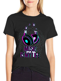 Music is My Life Graphic T-Shirt - Black