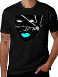 Shattered Face Graphic Tee - Edgy Streetwear