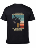 Funny Bear T-Shirt: I Dont Like Morning People