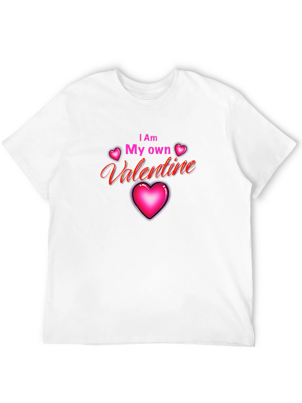 I Am My Own Valentine Black T-Shirt