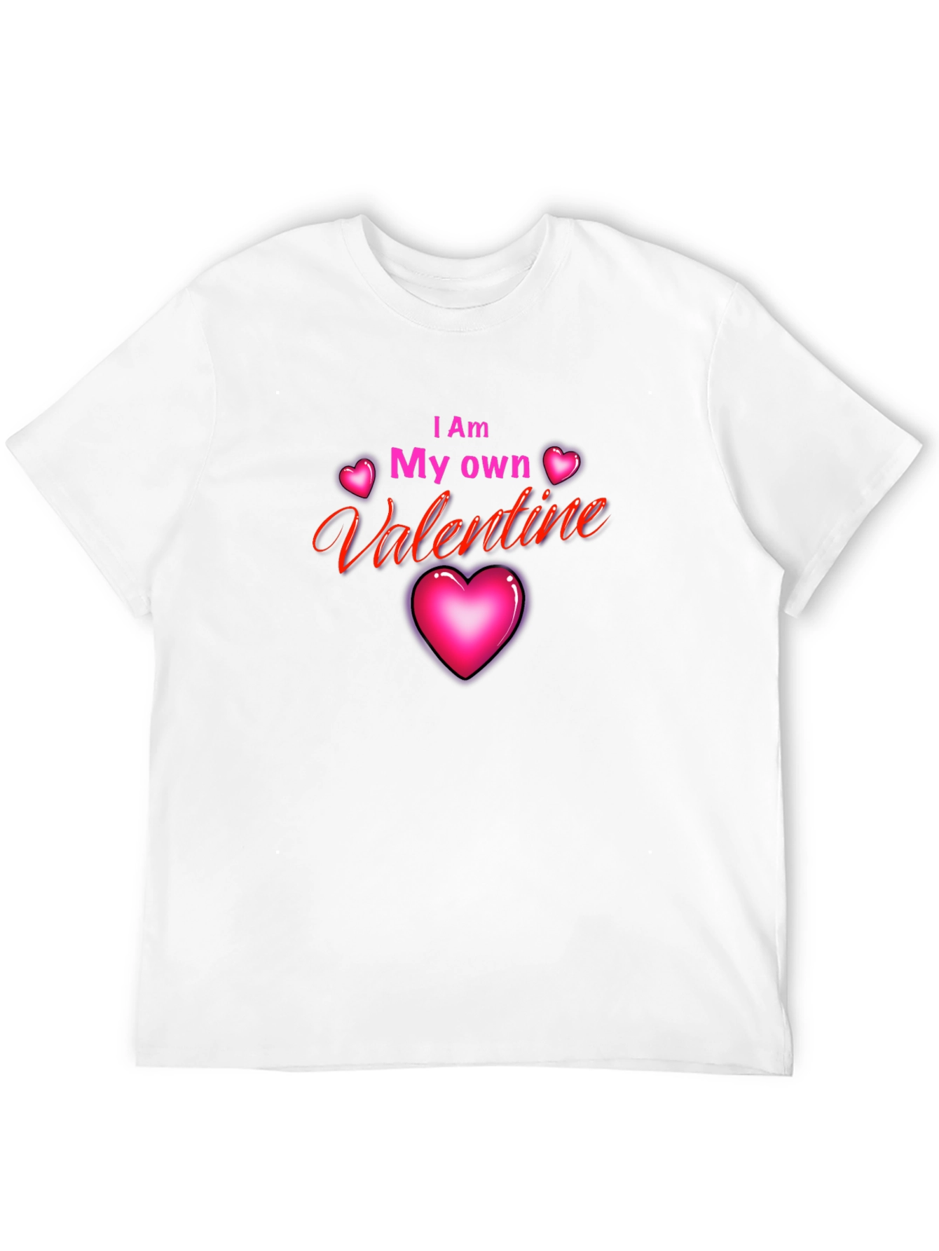 I Am My Own Valentine Black T-Shirt