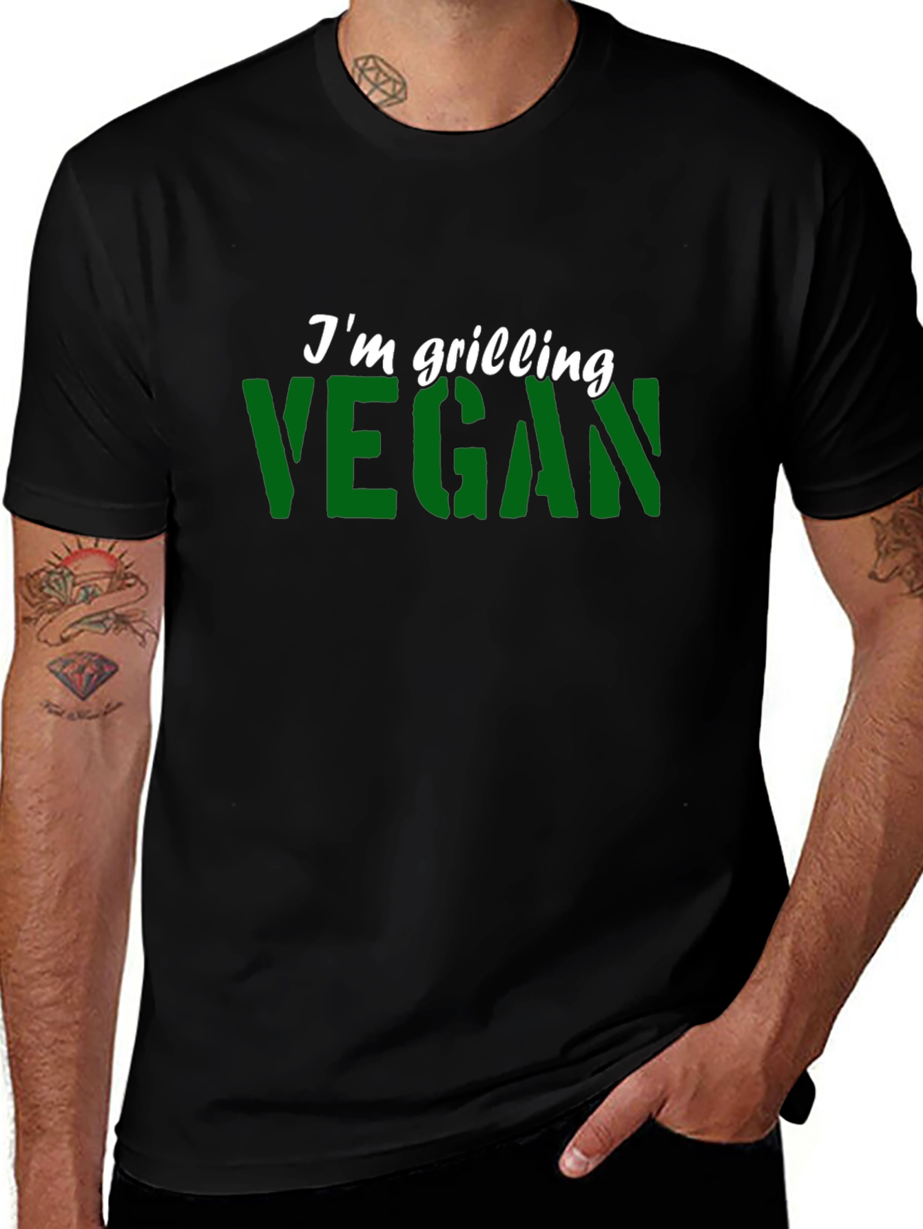 Vegan Grilling T-Shirt - Funny Vegan BBQ Shirt