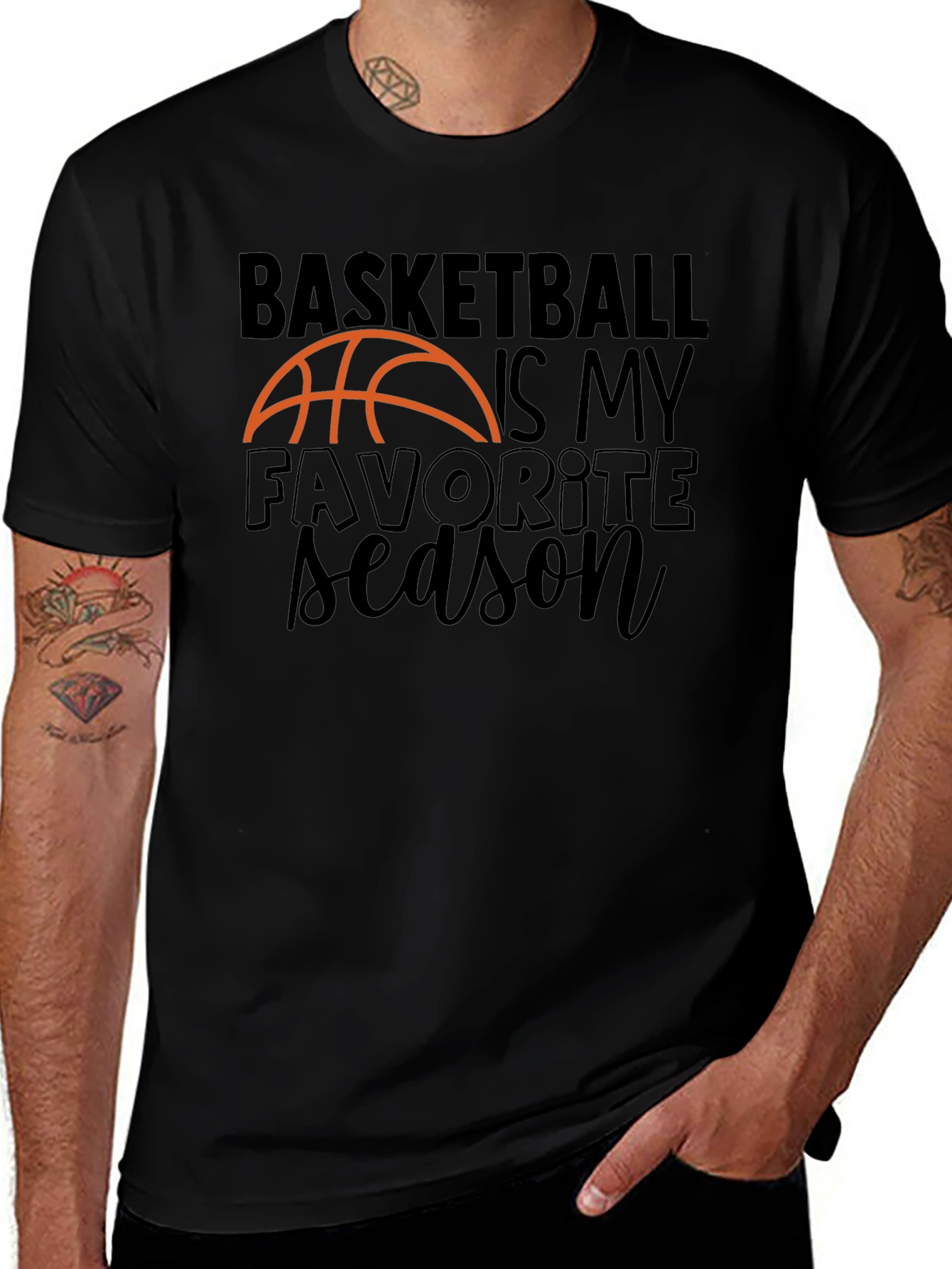 Basketball is My Favorite Season Graphic Tee