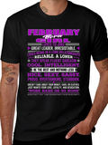 February Girl T-Shirt: Born Leader Irresistible!