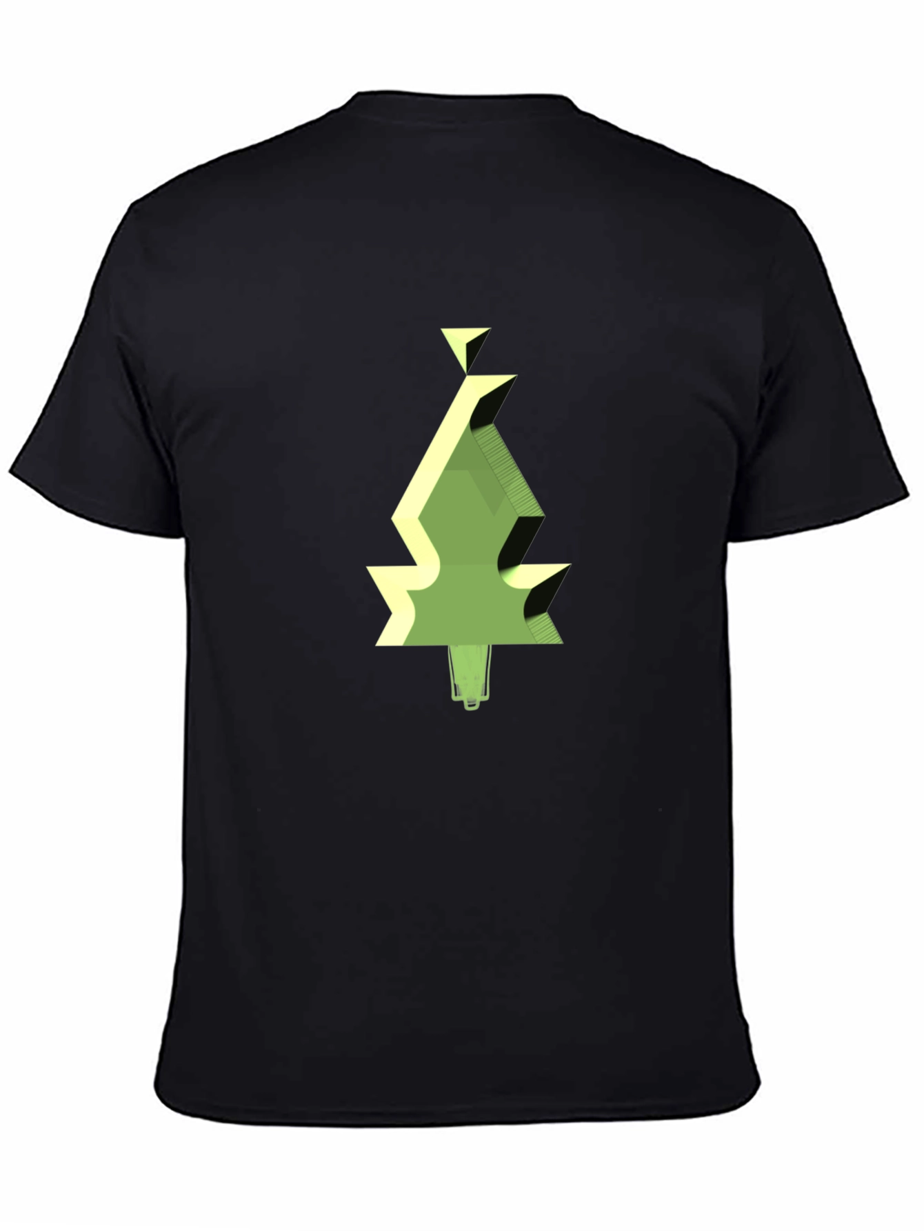 Geometric Tree Graphic Tee - Modern Style