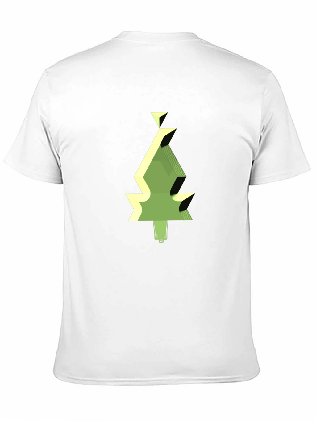 Geometric Tree Graphic Tee - Modern Style