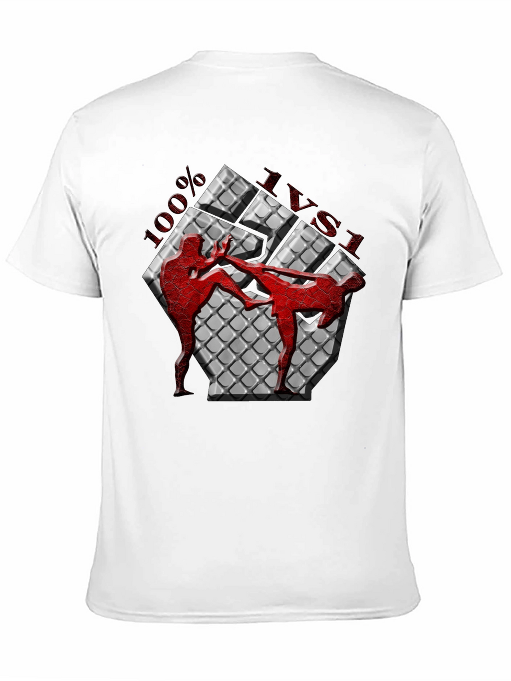100% Muay Thai Kickboxing Graphic T-Shirt