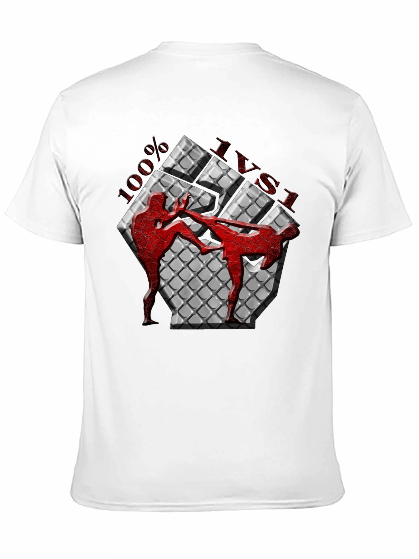 100% Muay Thai Kickboxing Graphic T-Shirt