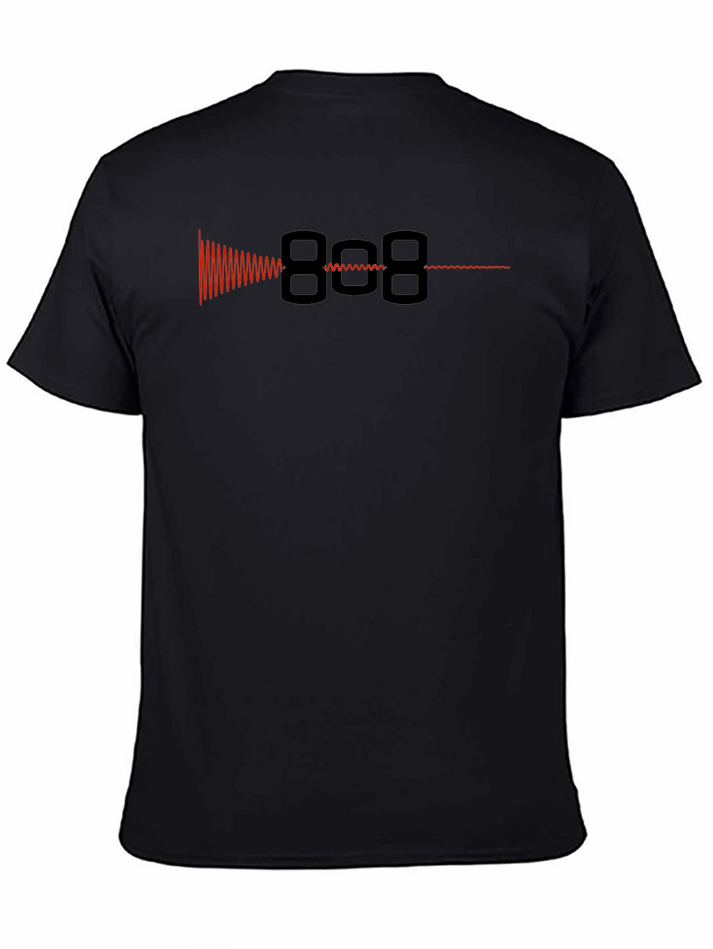 808 Waveform Graphic Tee - Black
