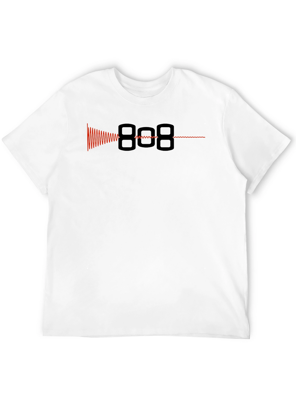 808 Waveform Graphic Tee - Black