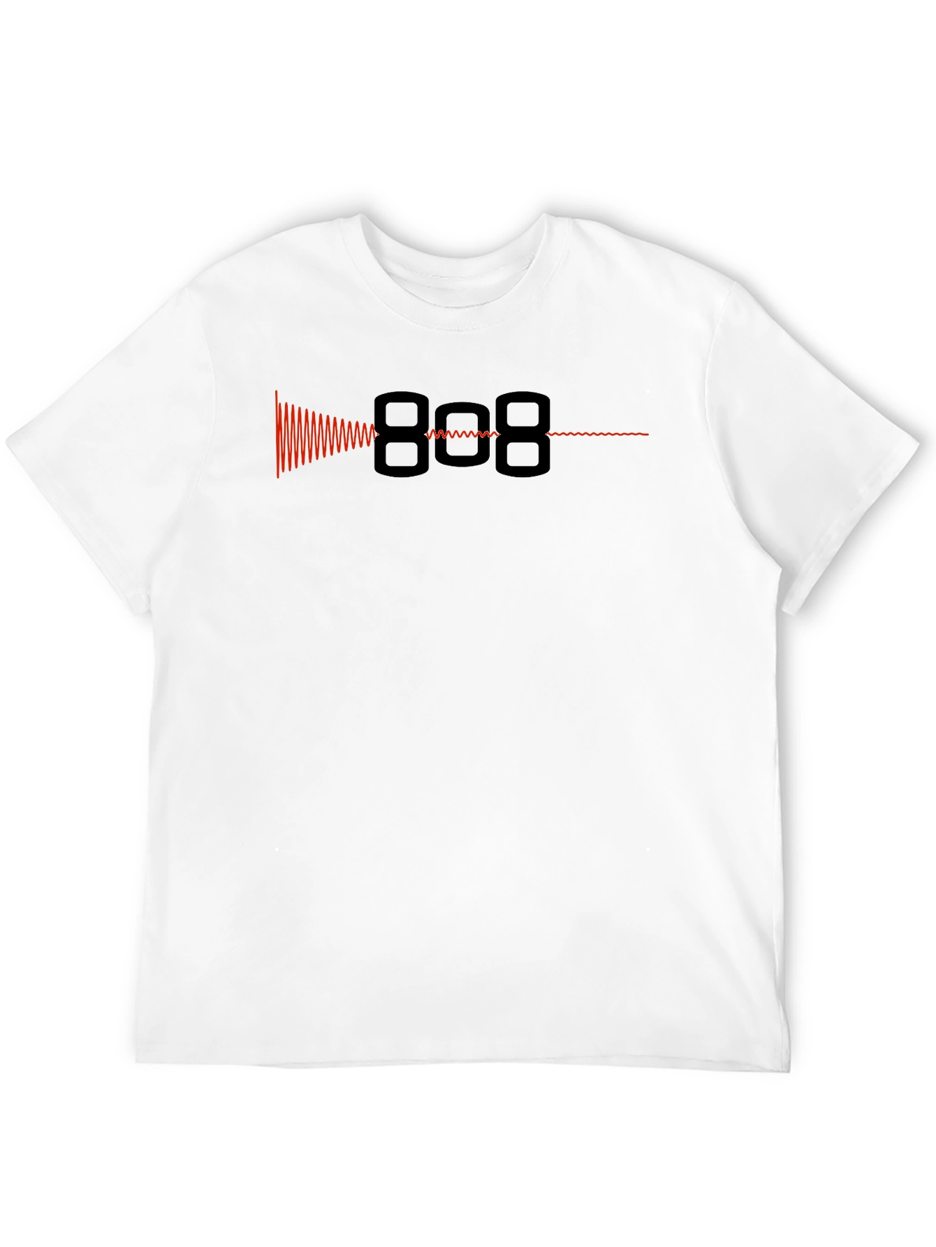 808 Waveform Graphic Tee - Black