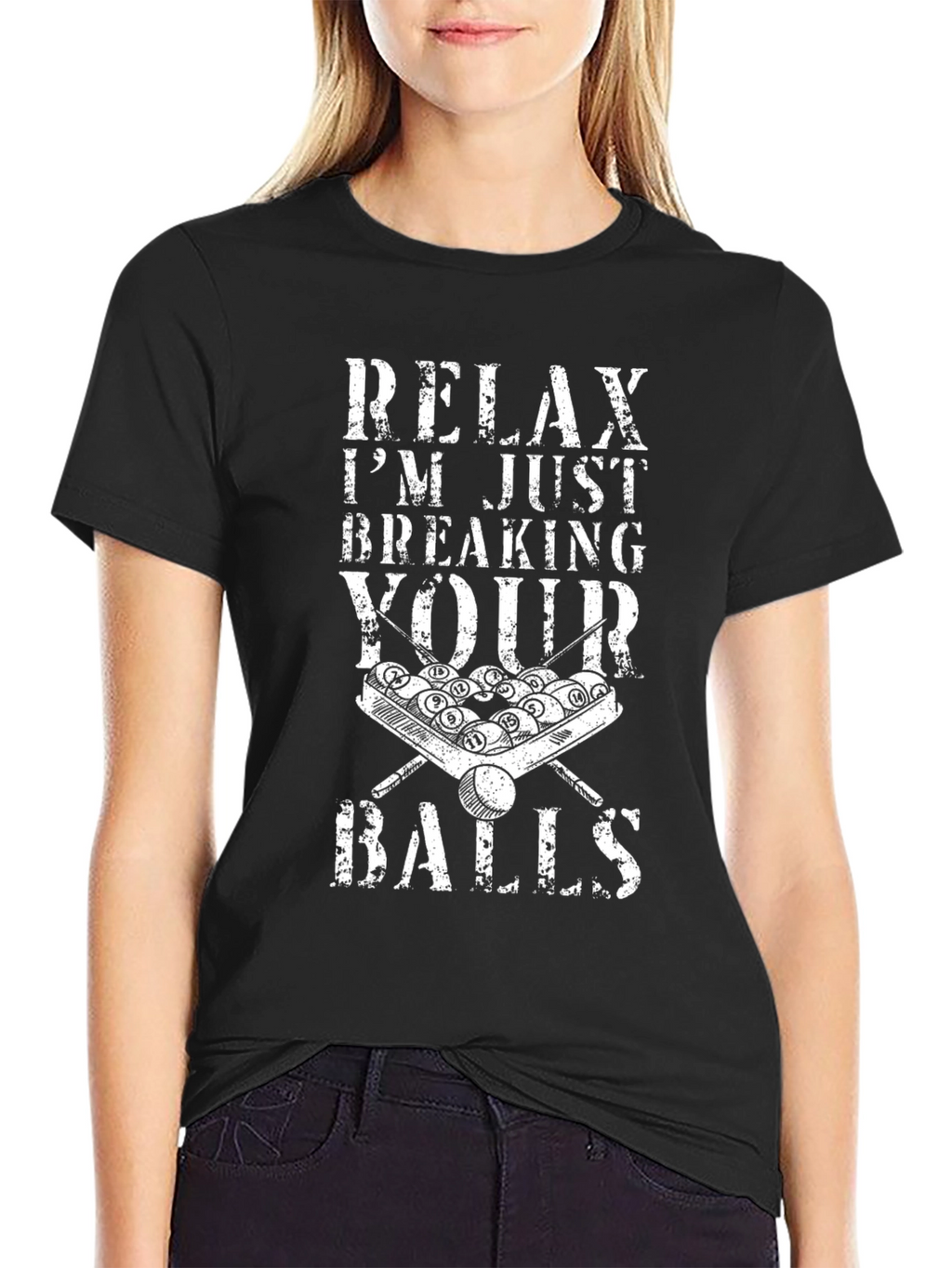 Relax Breaking Balls Graphic T-Shirt