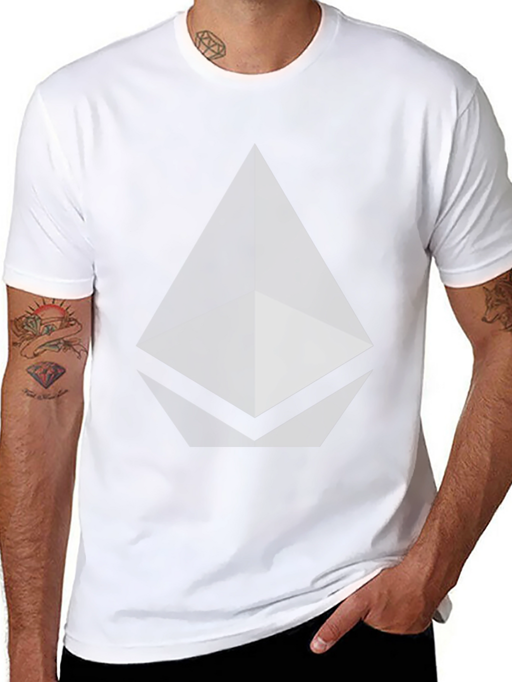 Ethereum Crypto Logo Graphic T-Shirt