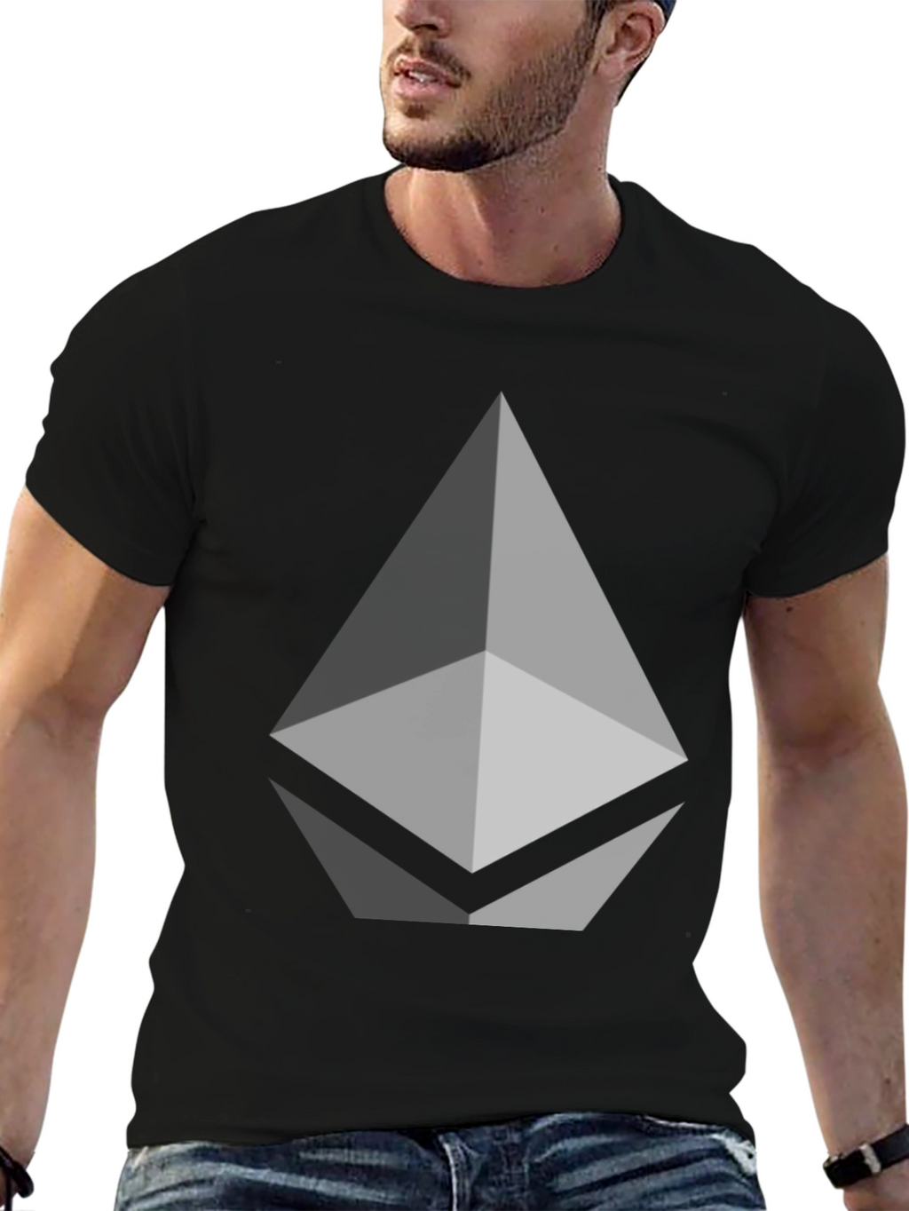 Ethereum Crypto Logo Graphic T-Shirt
